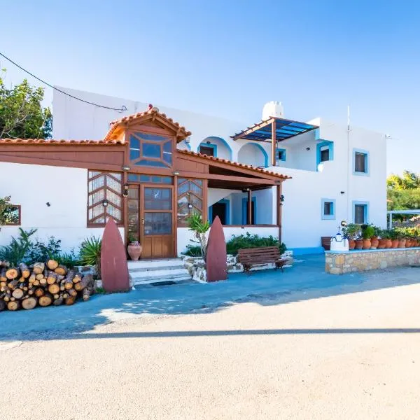 Barbarossa Apartments، فندق في Vrachonisída Prasonísi