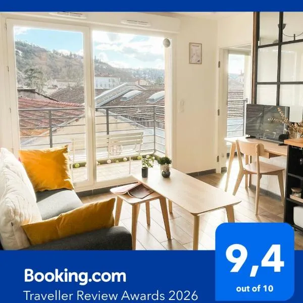 Vue Montagne & Balcon - Design Contemporain - Vienne, hotel v mestu Vienne