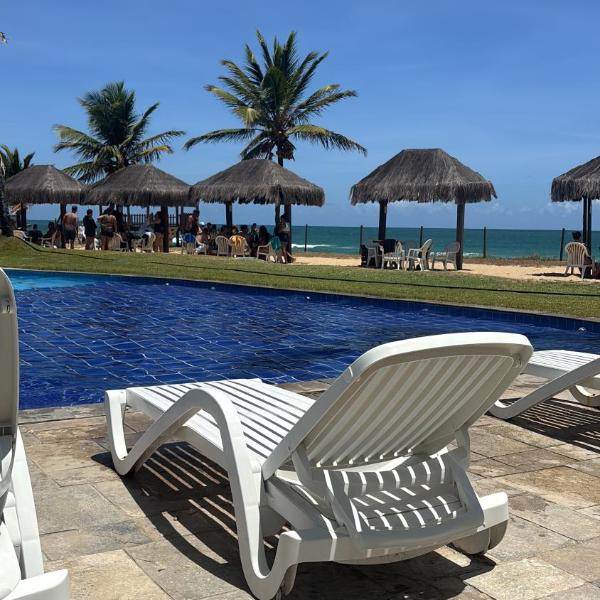 Ancorar- Condomínio à Beira Mar Flat de 2 Quartos