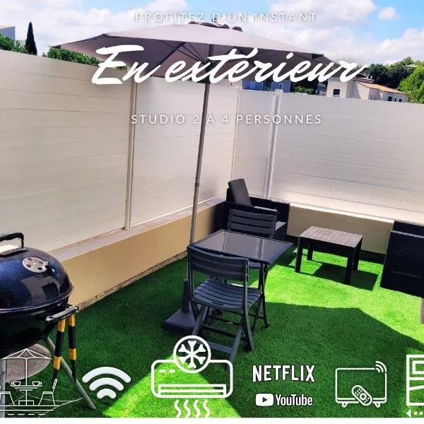 logement indépendant avec terrasse "Les Mésanges", hotel en Juvignac