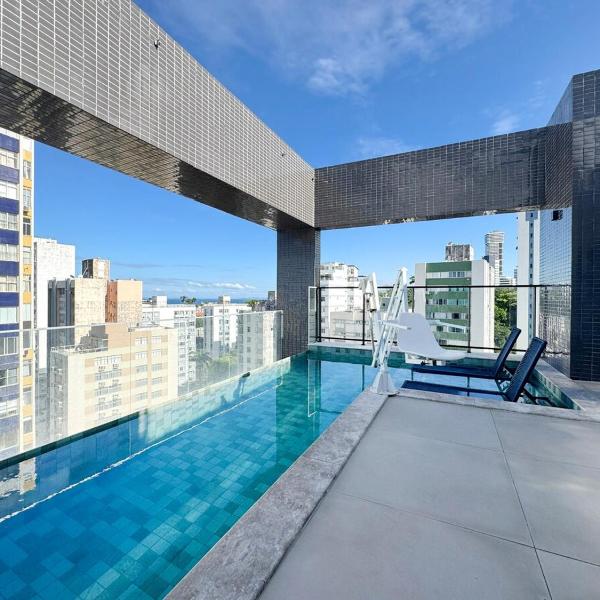 novinho excepcional quarto e sala no porto da barra - Foto 4