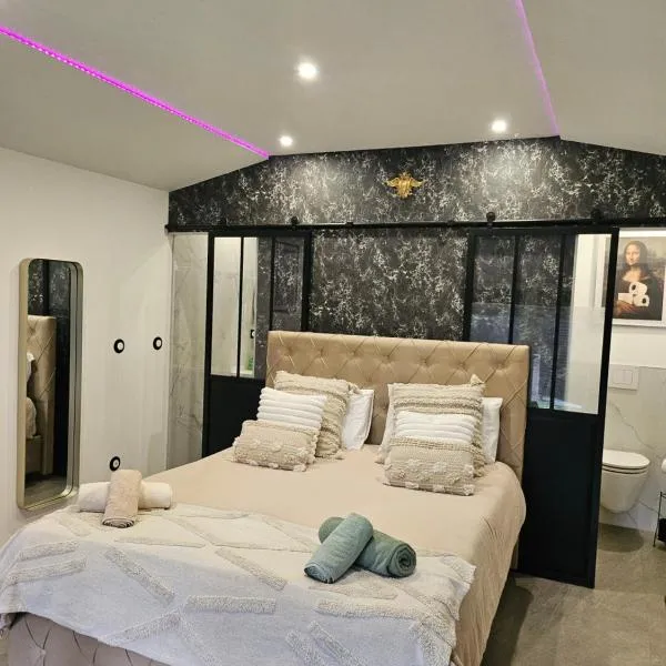 hébergement privée Jaccuzzi en supplément, готель у місті Saint-Clair-du-Rhône