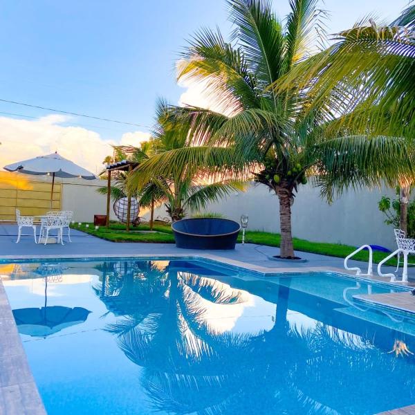 A Casa Temporada Caldas Novas 3 Quartos , Piscina Aquecida 50 graus, lazer Completo Hidro e Led noturno , A Casas Paradisiaca l Roupa de Cama Inclusa Parcelamos até 12x no Cartão de Crédito Sem Juros - Foto 3