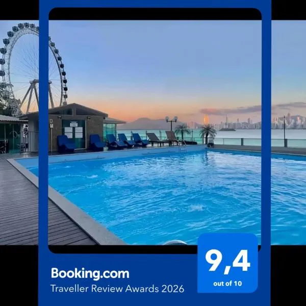 Piscina a beira-mar, tranquilidade e qualidade no melhor de BC، فندق في باليريو كامبوريو