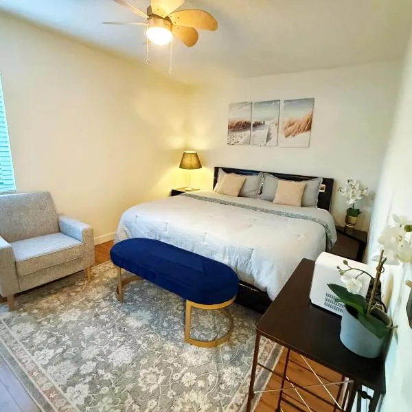 1Gbps Fiber Wi-Fi Walk to Dodger Stdium DTLA 2BR Free Parking Work & Family, hotel a Los Angeles