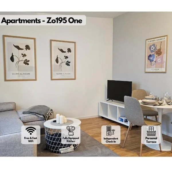 BeMa Apartments Bamberg - ruhig, modern, mit Terrasse und Küche - Zo195 One, хотел в Бамберг