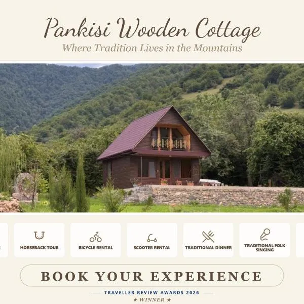 Pankisi Wooden Cottage, viešbutis mieste Akhmety