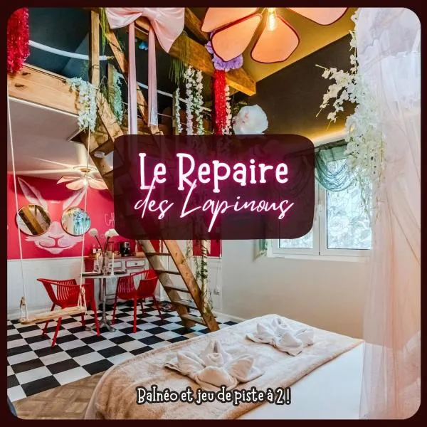 Le Repaire des lapinous, suite rêveuse et curieuse !, hotell i Le Teich