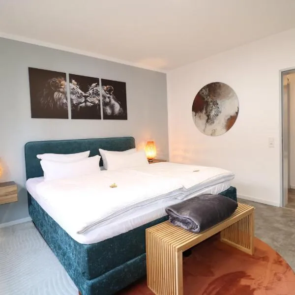 Neu 80qm Premium Nähe Therme, Karl-Hansen-Klinik, Kurpark, 1-6 Pers, inkl Parkplatz, хотел в Бад Липшпринге