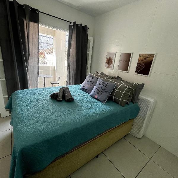 102 Studio -Térreo Ar Cond com Varanda - 5 hóspedes- garagem - WI FI e 200 metros da Praia, 50 metros da Av Gastronômica da PG - Foto 5