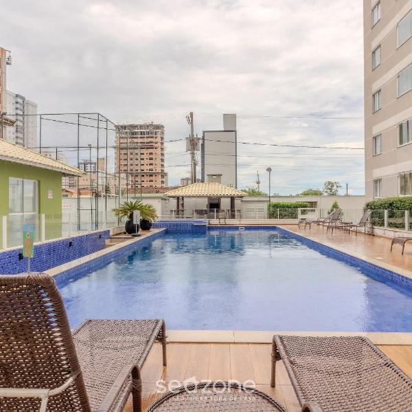 Apto c/ churrasq e varanda, 400m da Praia LEAA0506 - Foto 4