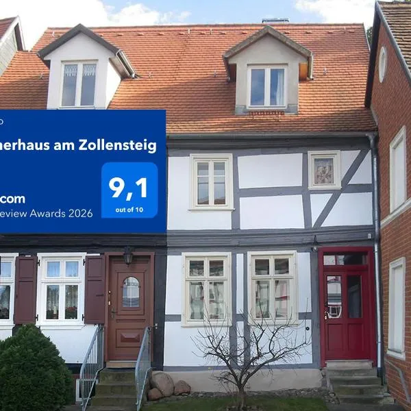 Elbfischerhaus am Zollensteig, viešbutis mieste Tangermiundė