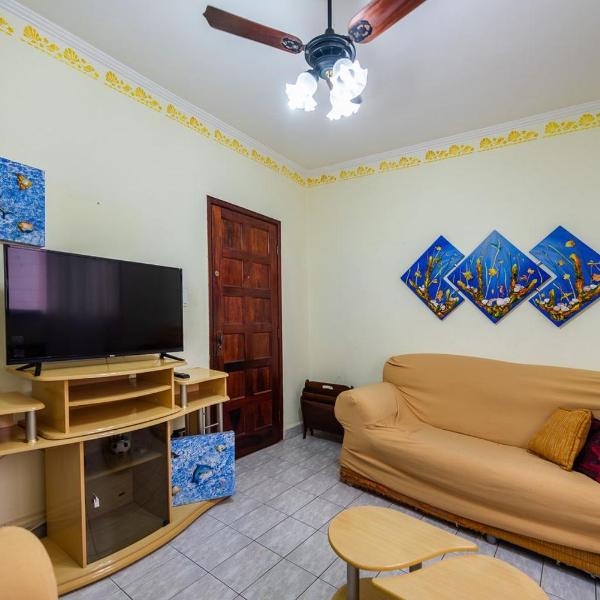 Apartamento a 550 m da praia com Wi-Fi e Garagem