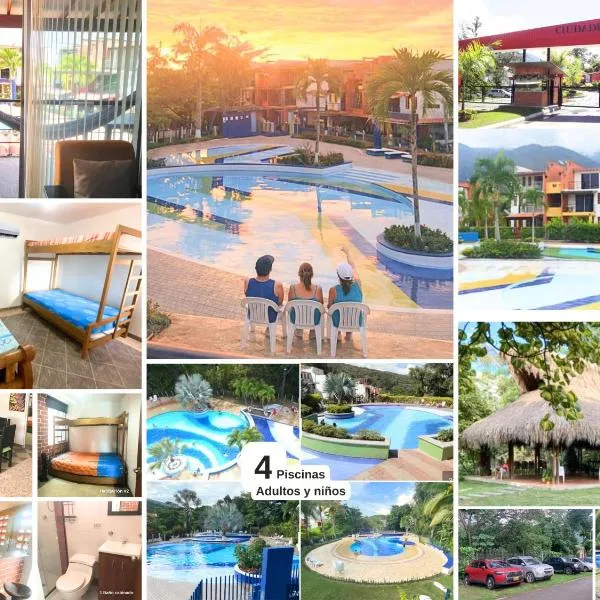 ""Apto 2 Habit, 4 piscinas, Dcto GENIUS, Check in-out extendidos, a 1 cuadra del parque -Ciudadela del Sol-"", hótel í San Jerónimo