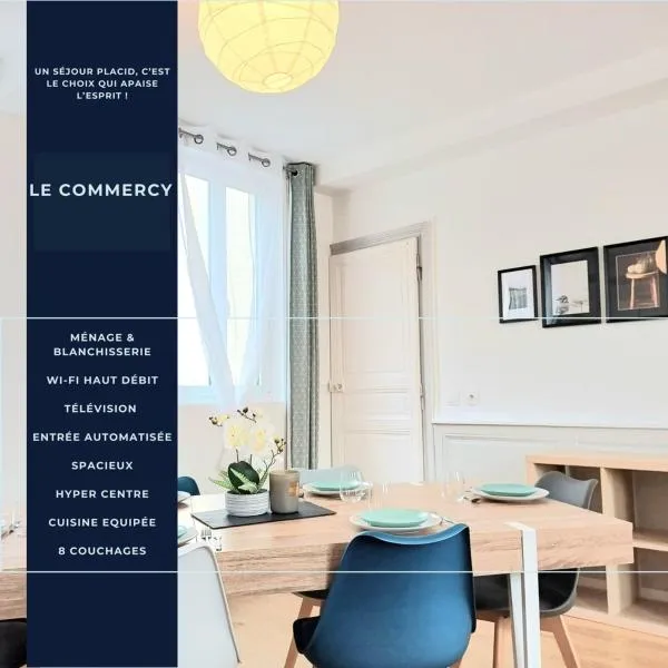 Le Commercy - En Hyper Centre Et Très Spacieux, Hotel in Beauvais
