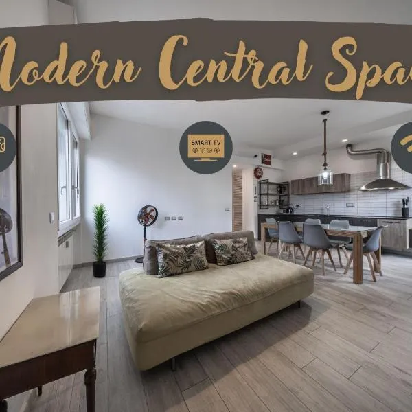 Modern Central Space - Mare 5 min - AC - WiFi: Savona'da bir otel
