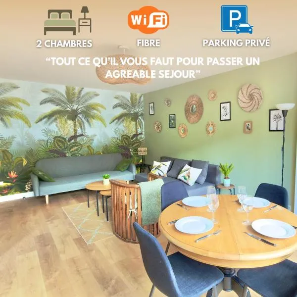 Amazonie - Évasion Urbaine & Parking Privé, hotell i Amiens