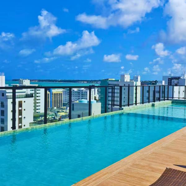 Flat em Tambaú a 450m da Praia - Piscina na Cobertura - Move Tambaú