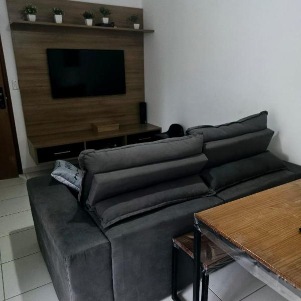 200m Praia Canto do Forte! 2 Quartos - Estacionamento e Varanda Gourmet - Wi-Fi 500Mega - Foto 5