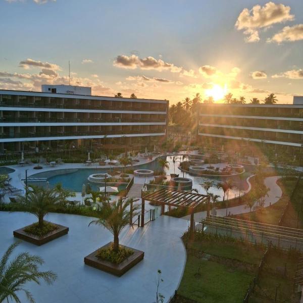 Uma Jóia de Apartamento studio em Muro Alto com varanda gourmet um quarto