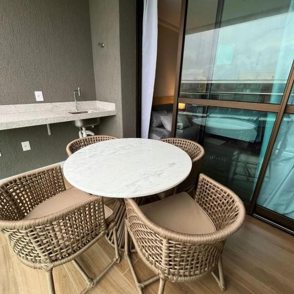 Uma Jóia de Apartamento Studio em Muro Alto com varanda Gourmet Um quarto - Foto 5