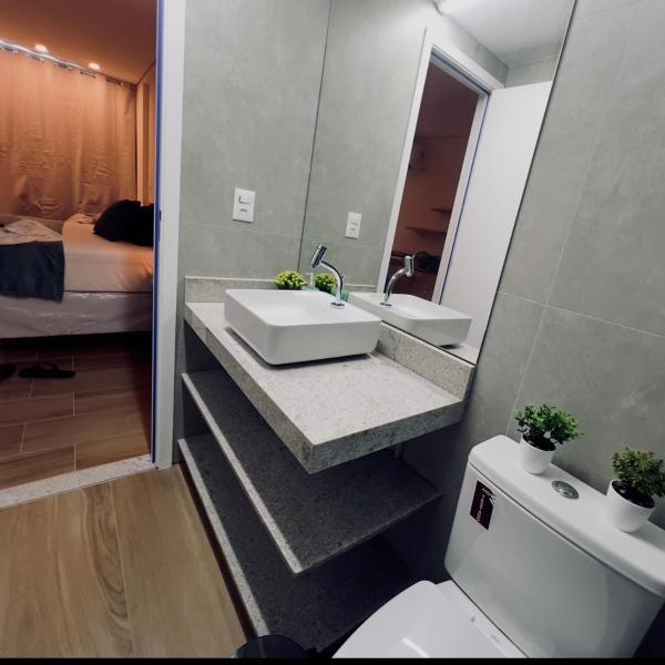 Uma Jóia de Apartamento Studio em Muro Alto com varanda Gourmet Um quarto - Foto 3