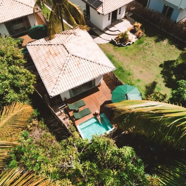 LAUS Bangalôs Experience - Piscina Privativa - Praia de Algodões - Península de Maraú - Bahia, hotelli kohteessa Praia dos Algodões