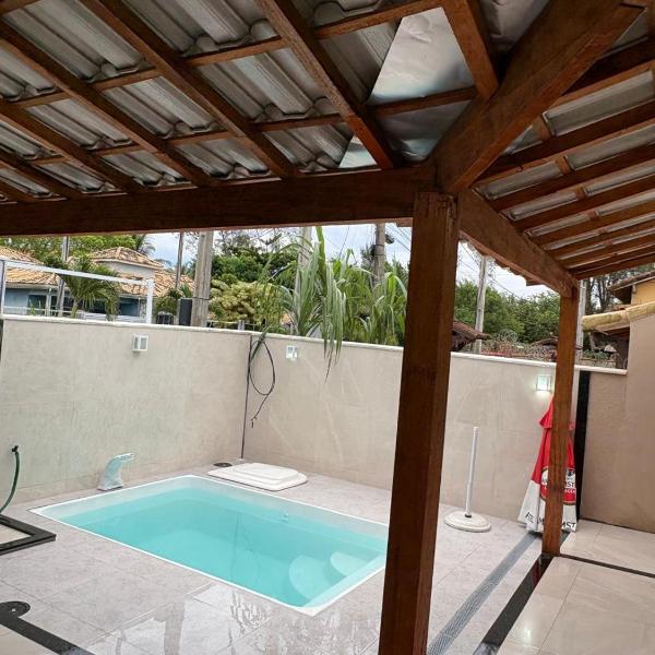 Casa de praia veraneio com piscina condomínio verão vermelho 2 lado praia - Foto 4
