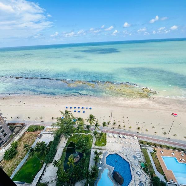 Flat pé na areia Golden beach
