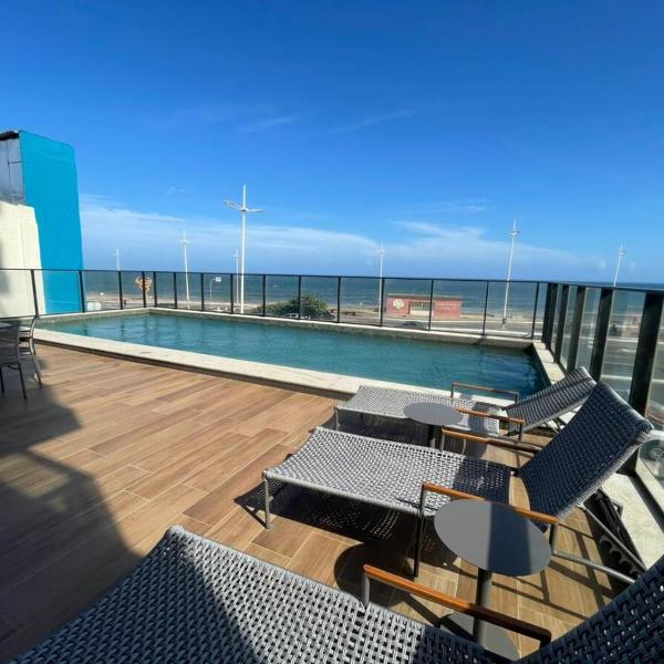 Apartamento moderno, aconchegante e vista mar