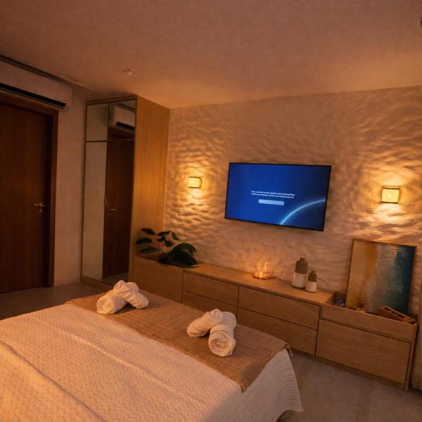Studio Decorado Estilo Mykonos a 250m da praia - Foto 3