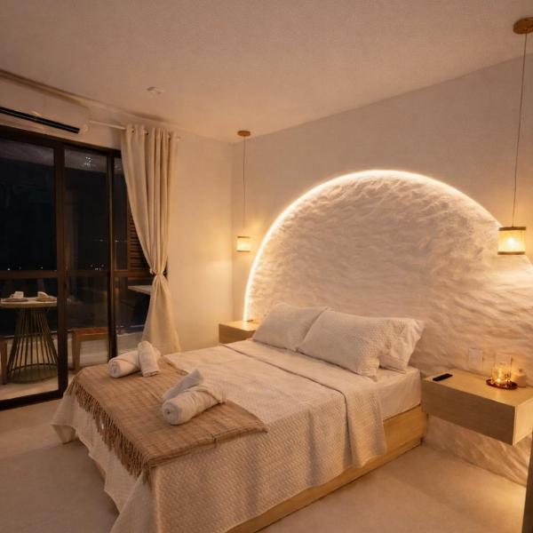 Studio Decorado Estilo Mykonos a 250m da praia