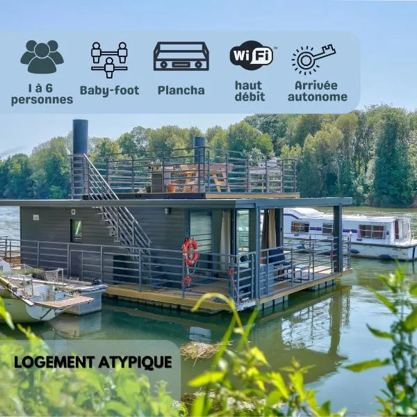 HouseBoat - Une maison sur l'eau, hotel in Conflans-Sainte-Honorine