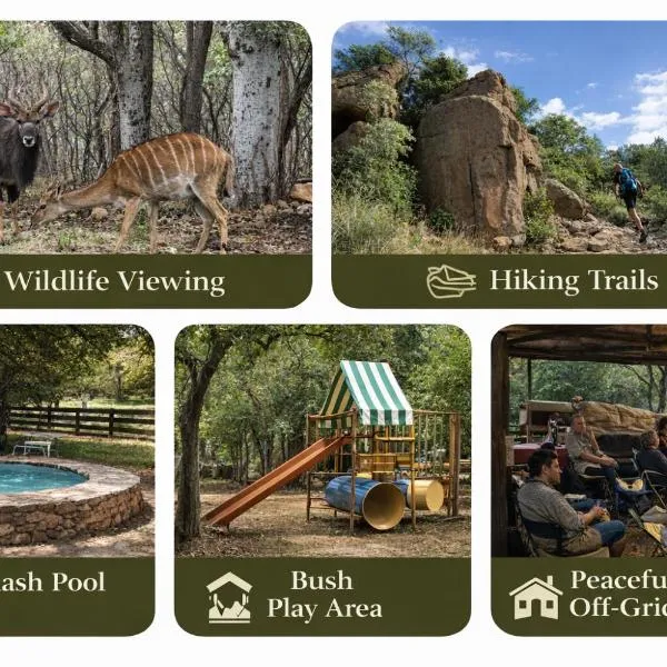 5 Sleeper Bushcamp Chalet Hartbeespoort，哈特比斯普特的飯店