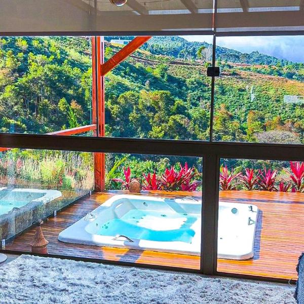 Casa de luxo nas montanhas