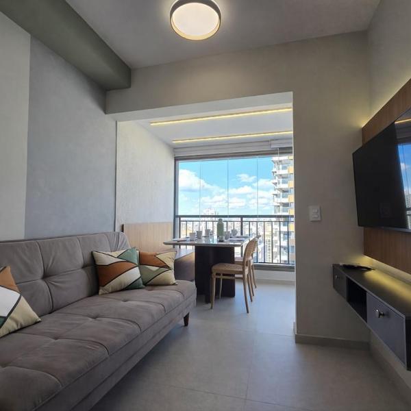 Apartamento Novo com Vista próximo a Av Paulista, Ibirapuera e Metrô