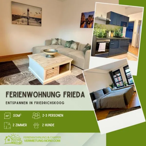 NEUE 50qm 2 Zimmer bis 3 Personen Gern mit Hund Grosser Garten, hotel a Friedrichskoog