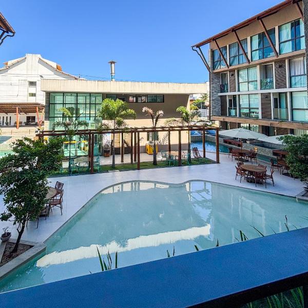 SH110 - Studio no centro com piscina, SPA e academia by Oasis Ferias - Foto 4