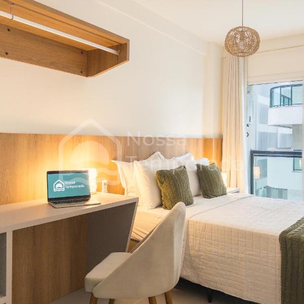 Apto a 400m da Prainha - Piscina, Sauna, Coworking, Garagem Coberta, Churrasqueira, 2 Banheiros e Portaria 24h - Foto 5