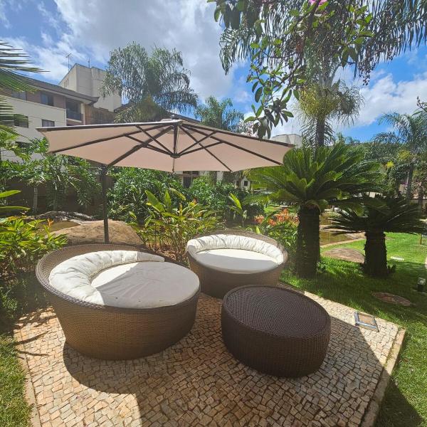 LIFE RESORT, A BEIRA DO LAGO PARANOÁ, CONDOMÍNIO COMPLETO, RESTAURANTE, LAVANDERIA, ACADEMIA, ACESSO AO LAGO, APTO COM WI-FI, SMART TV, AR CONDICONADO, GELADEIRA By REI DOS FLATS - Foto 5