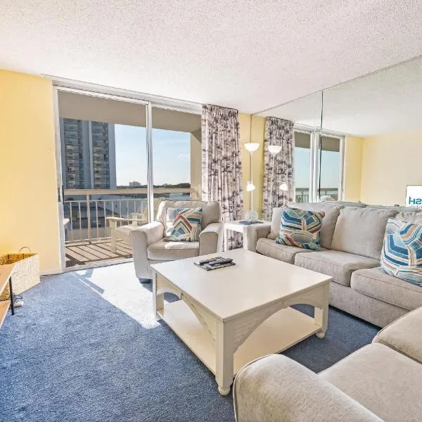 South Hampton 3BR Oceanview Balcony Steps to Beach, hotel en Myrtle Beach