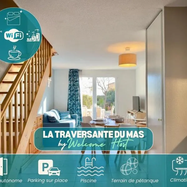 La Traversante du Mas, 6 pers piscine à Calvisson, hotel a Calvisson