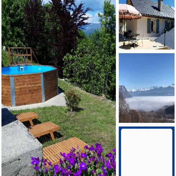 Viesnīca Coquette maison à la campagne avec SPA nage Bizone pilsētā Apremont