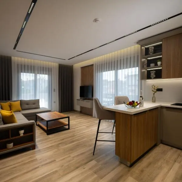 Sunset Luxury Apartments, hotel Keramotíban