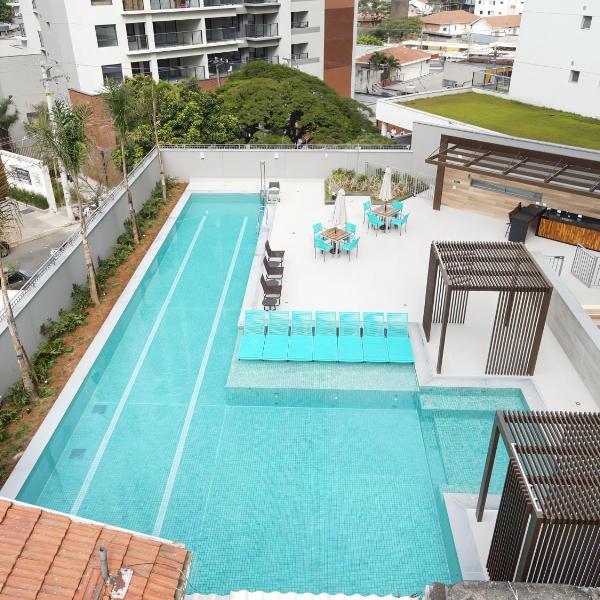 1702 Madalena - Apartamento Amplo, com ar-condicionado, mesa de jantar, cortinas blackout, Piscina, Academia e ao lado do metrô - Foto 4