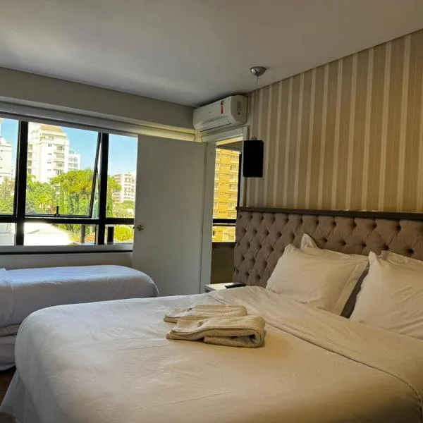 Apto Batel dentro do Hotel com Vaga e Piscina – hotel w mieście Kurytyba