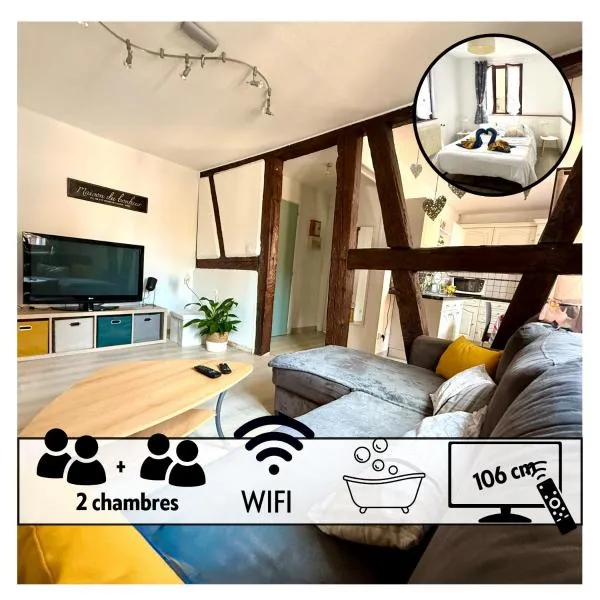 Le Nid du Veilleur by GC -10min de Colmar- Wifi, hotel v destinácii Turckheim