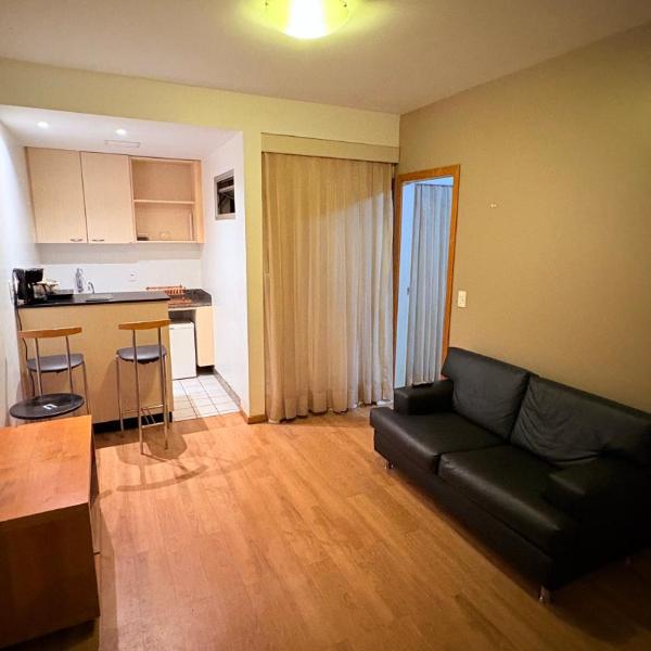 Apartamento flat San Diego Lourdes com varanda - Foto 5