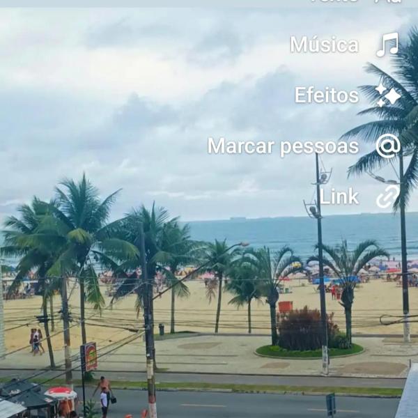 Pé na areia