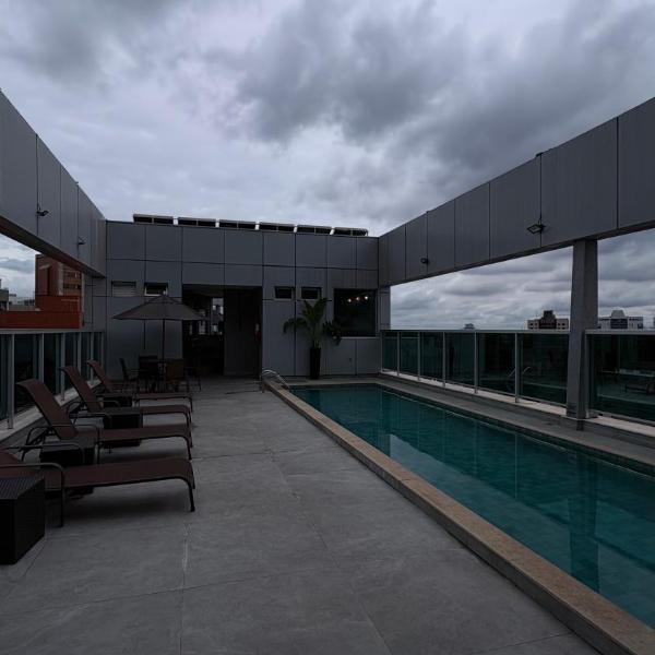 Apartamento flat San Diego Lourdes com varanda - Foto 4